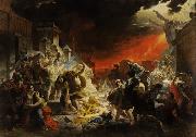Karl Pavlovic Brullow The Last Day of Pompeii (mk22) Sweden oil painting artist